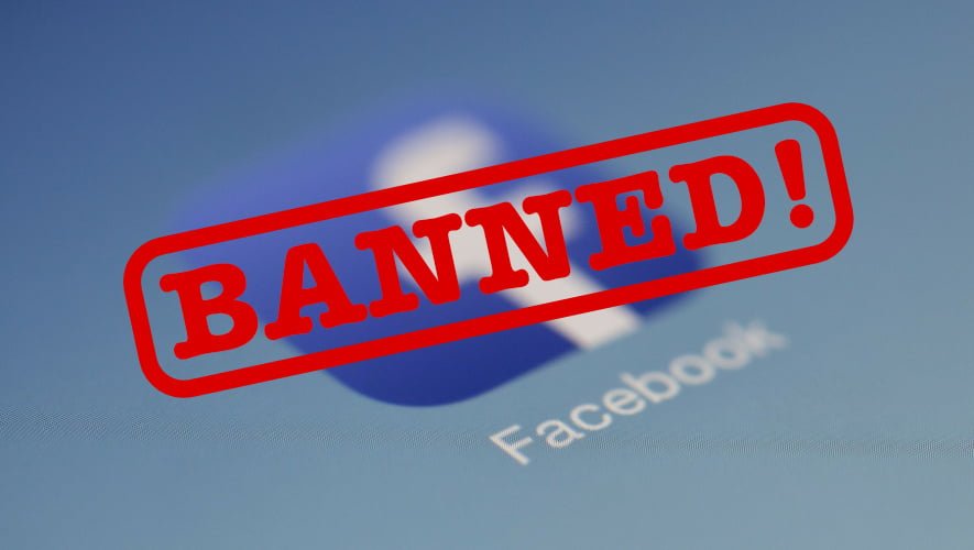 Facebook banned